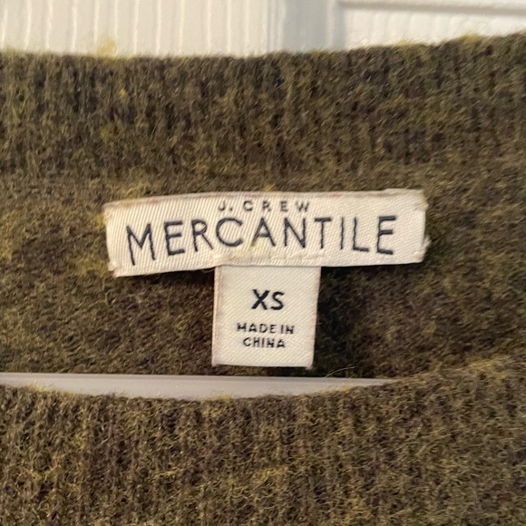 Forest green J Crew cashmere sweater - Picture 3 of 4